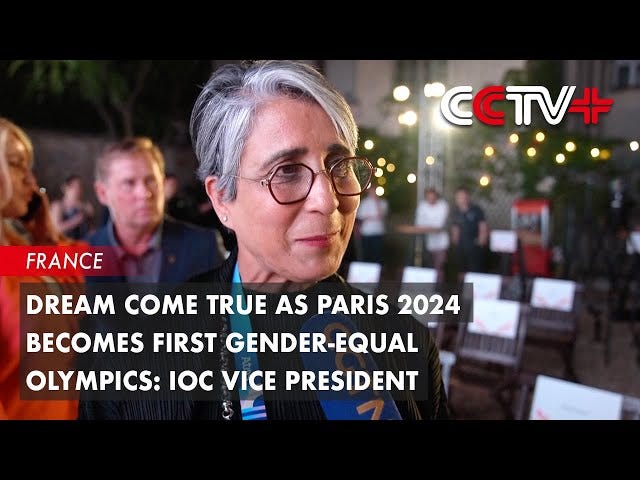 Dream Come True as Paris 2024 Becomes First Gender-Equal Olympics: IOC Vice  President - YouTube