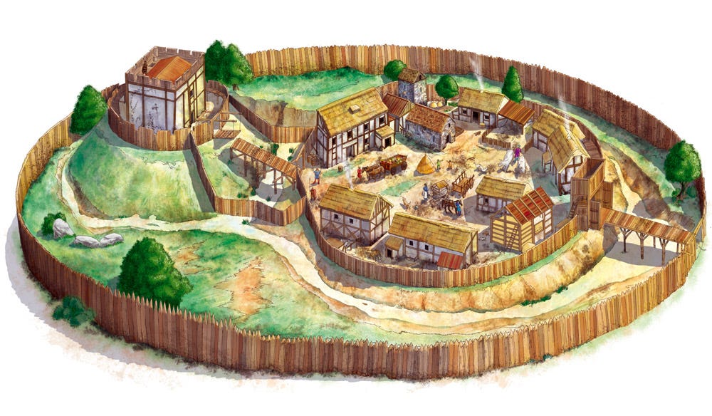 Life is Feudal • View topic - Curved palisade wall