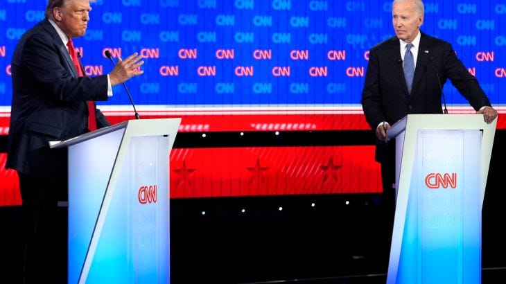 Biden falls flat against Trump in first 2024 US presidential debate