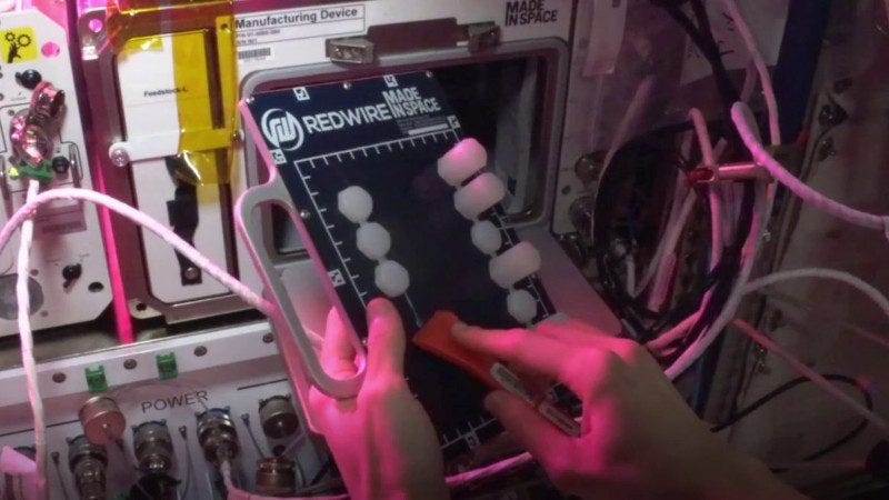 Radiation Shielding 3-D Printed on ISS