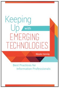 Keeping up with emerging technologies - book cover