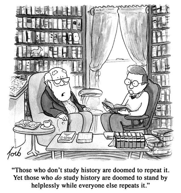 Those Who Don't Study History Cartoon