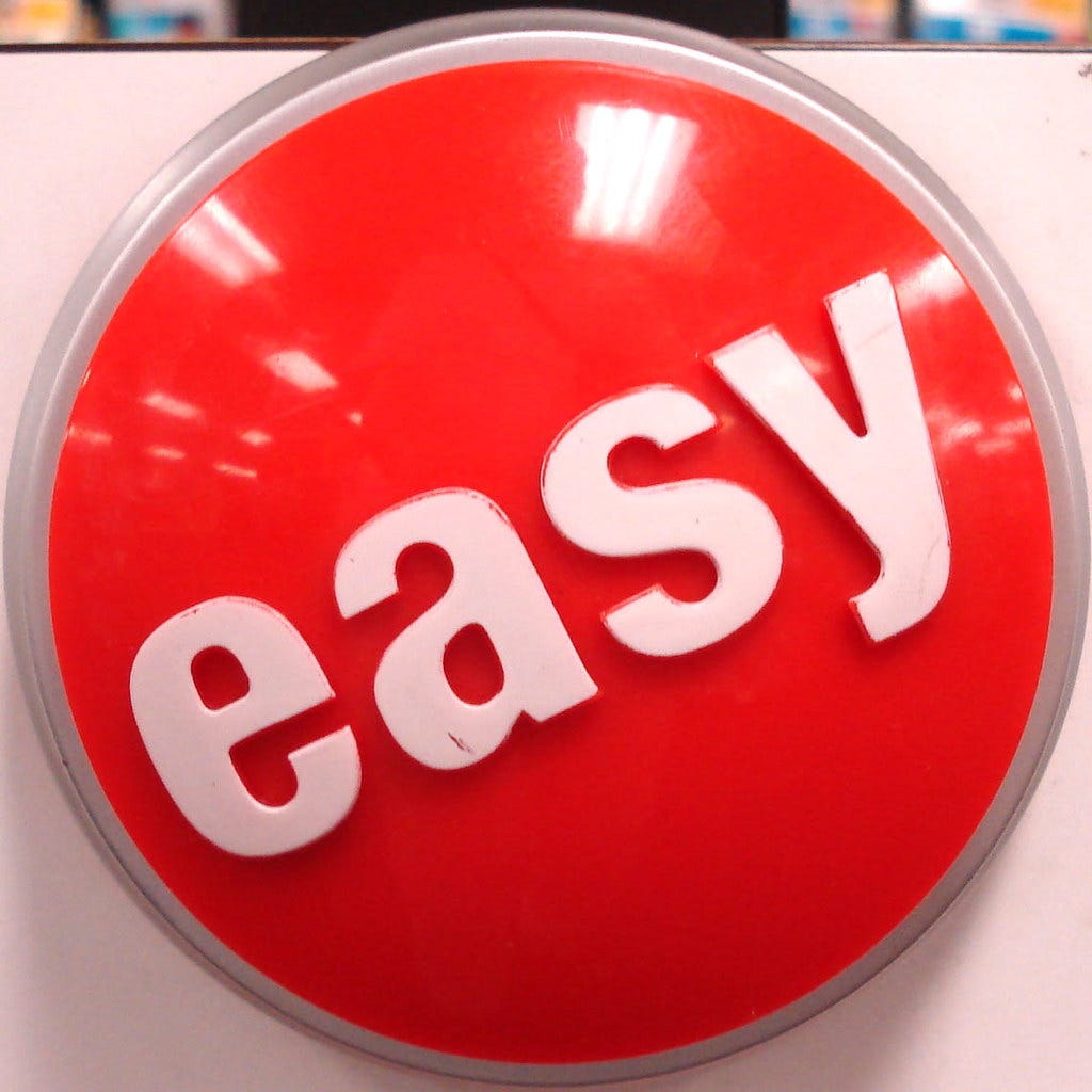 Easy button | Tom Magliery | Flickr
