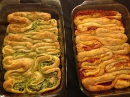 Puff pastry intestines. Pepperoni pizza and spinach ricotta. | Food,  Halloween food for party, Halloween recipes