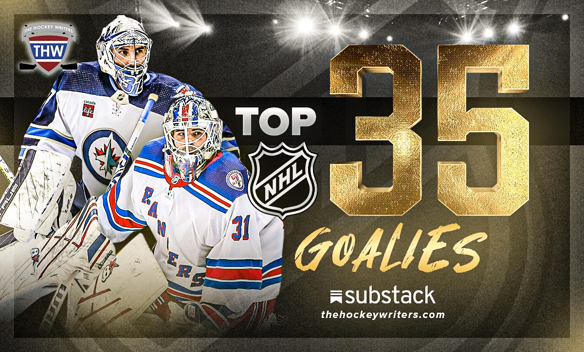 Top 35 Goalies Connor Hellebuyck and Igor Shesterkin