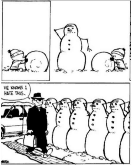 These Snowmen ones are probably my favorites : r/calvinandhobbes