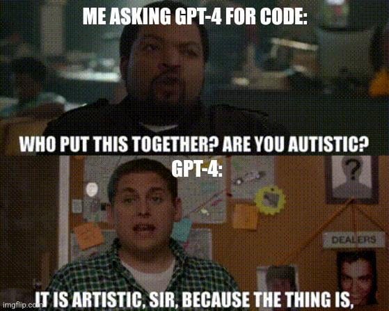 r/ProgrammerHumor - gpt4AndCoding