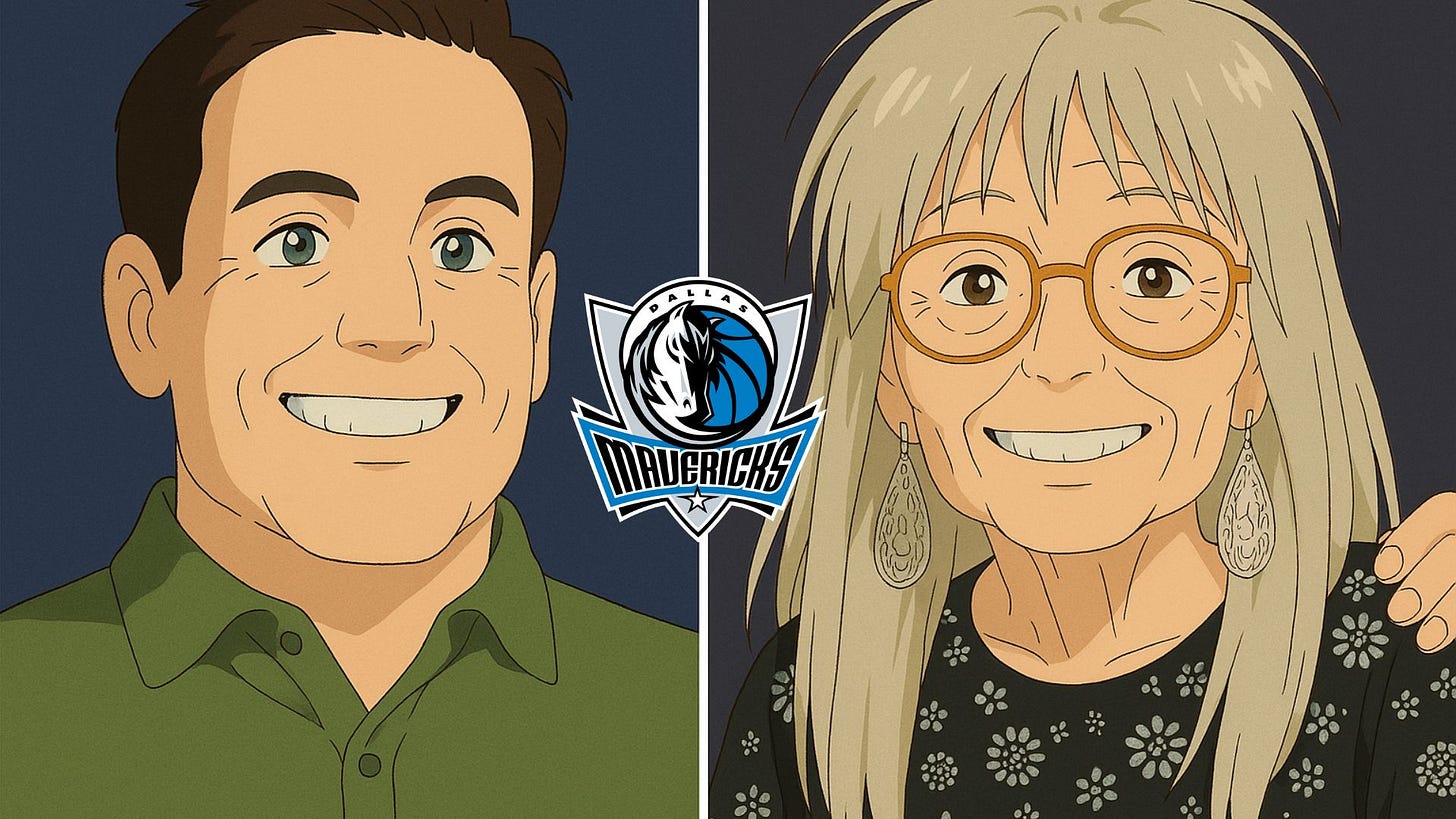 mark cuban cartoon with adelson family