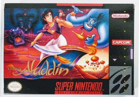 Jogo Aladdin - SNES - Sebo dos Games - Games Antigos e Usados dos Atari ao  PS...