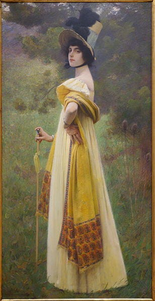File:The Shawl by Charles Sprague Pearce, c. 1900, oil on canvas - Chazen Museum of Art - DSC02259.JPG