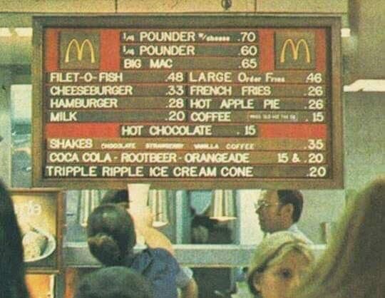 McDonalds, 1973 : OldSchoolCool