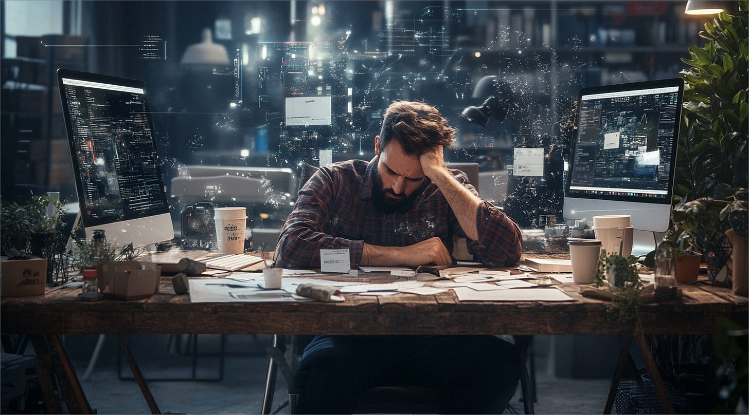ecommerce manager al borde del burnout
