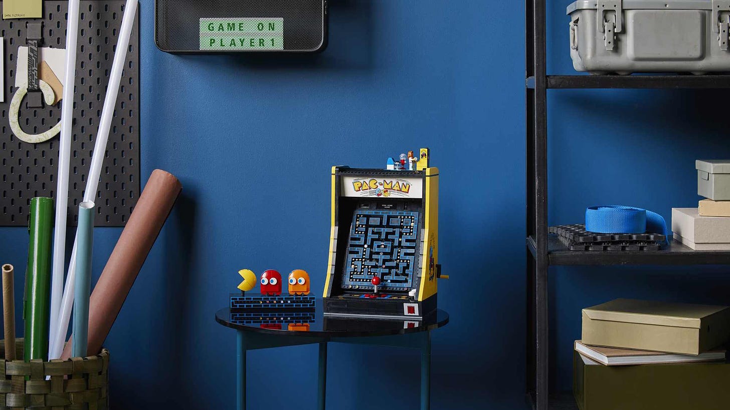 LEGO Pac-Man arcade set