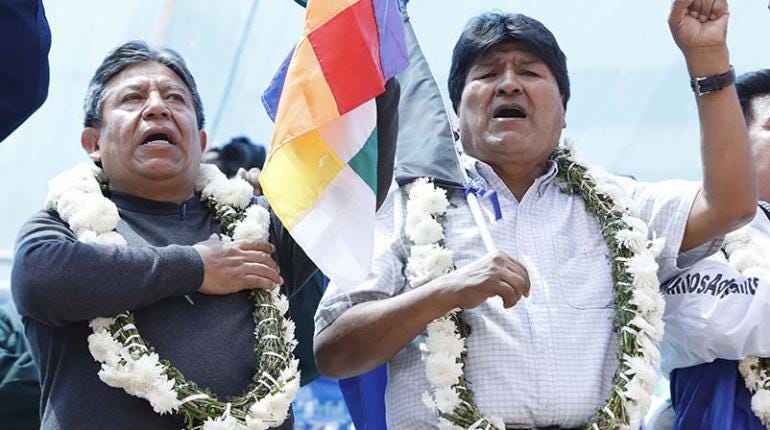 Morales acusa a Choquehuanca de querer eliminar al MAS | Los Tiempos