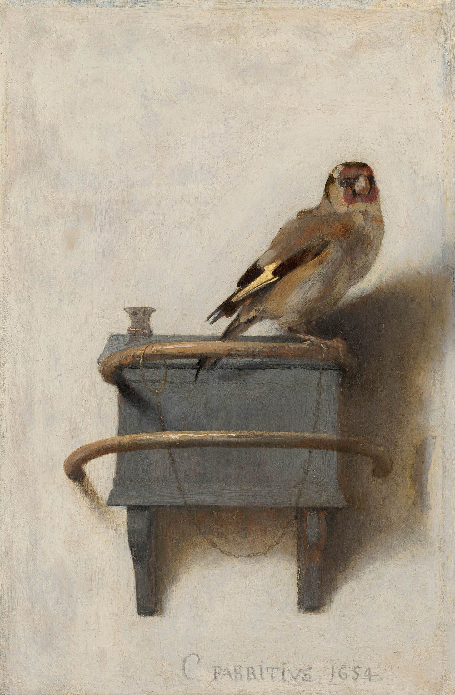 Carel Fabritius  Het puttertje The Goldfinch