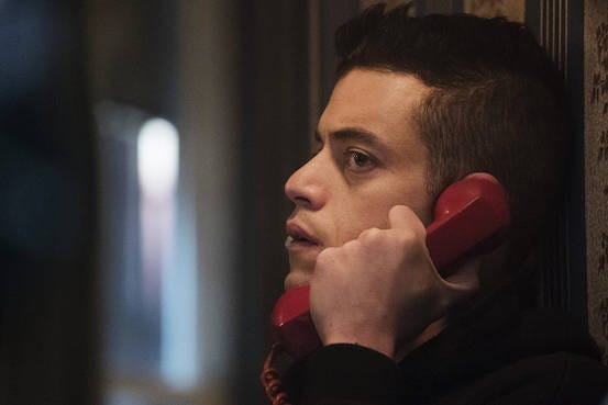 mr robot rami malik red phone