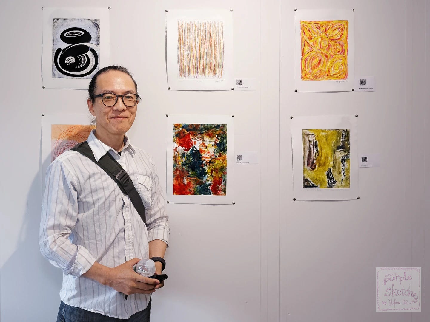 an image of prints and artist