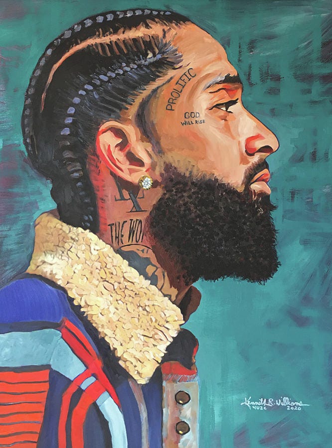 Nipsey Hussle Painting by Kenneth Williams - Pixels