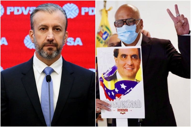 Fuertes movidas en Miraflores? Revelan que Jorge Rodríguez estaría  negociando con Biden el intercambio de Alex Saab por Tareck El Aissami
