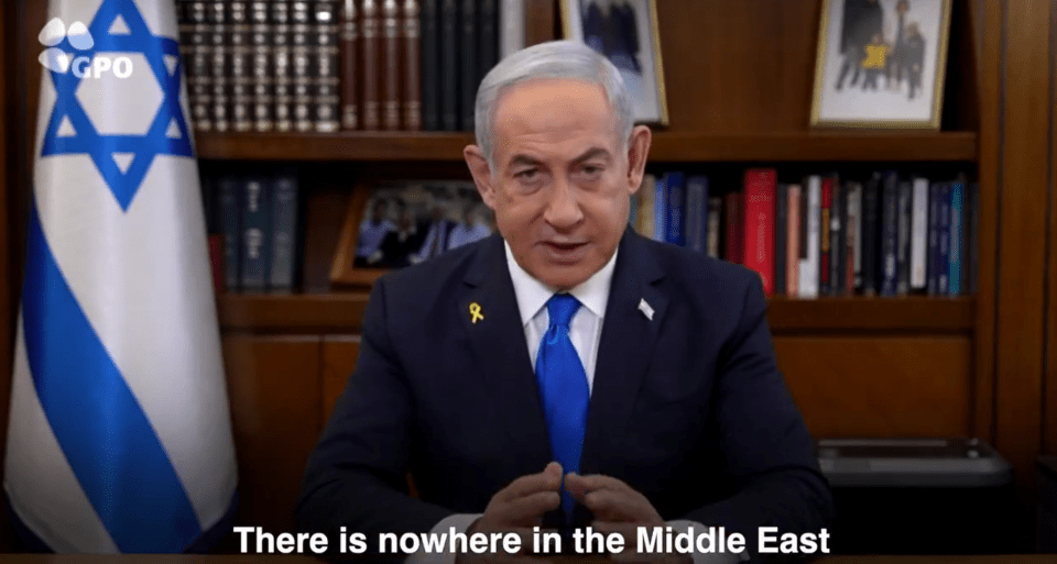 Netanyahu threatened Iran and its proxies today in a speech