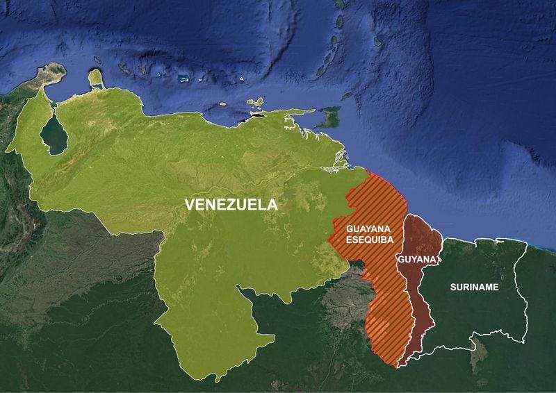 Por qué Venezuela y Guyana se disputan el Esequibo conflicto - La Tercera