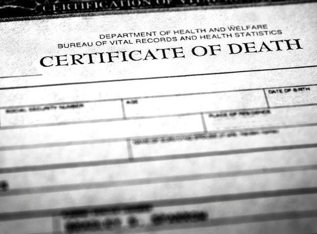 The Basics Of Death Certificates Explained