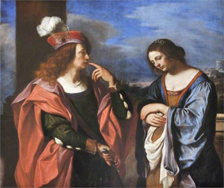Absalom and Tamar, c.1644 - c.1666 - Guercino - WikiArt.org