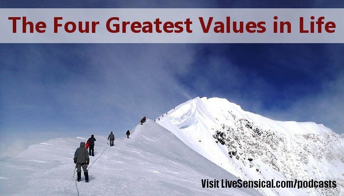 CTF The Four Greatest Values in Life