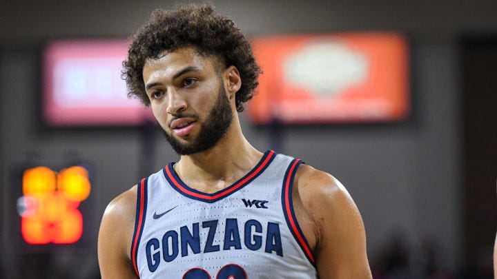2024 NBA Draft: Gonzaga's Anton Watson ranked No. 64 in The Athletic's top  100 big board