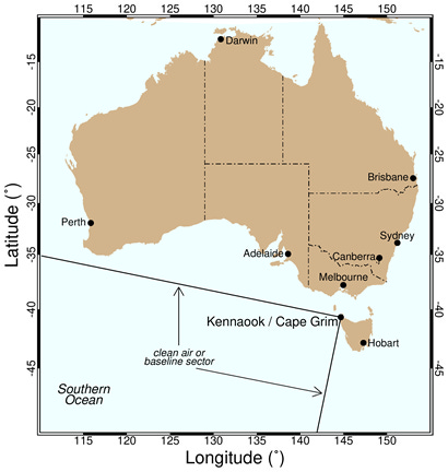 Latest Kennaook / Cape Grim greenhouse gas data - CSIRO
