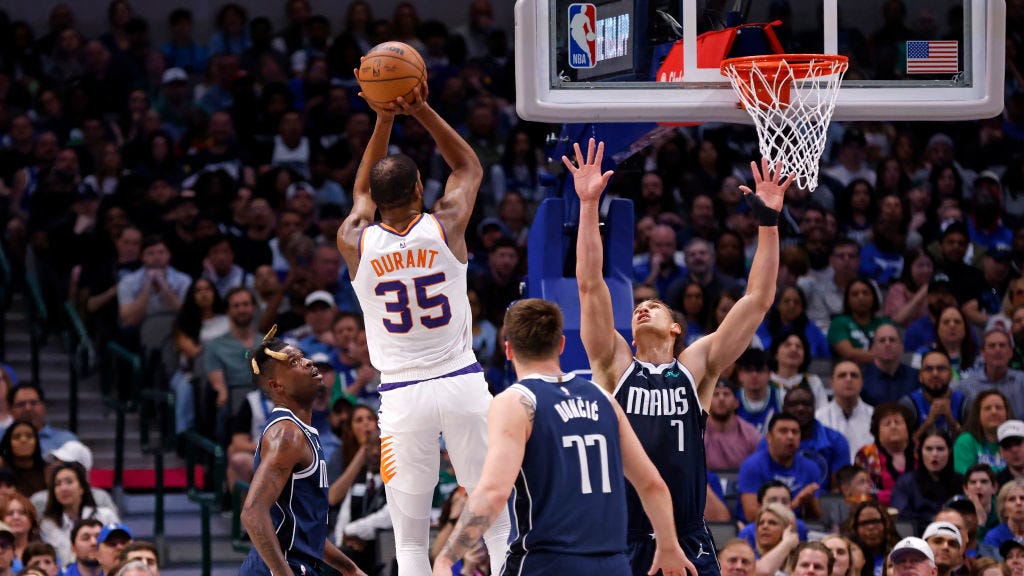 Kevin Durant drills go-ahead shot for Suns in win over Mavericks