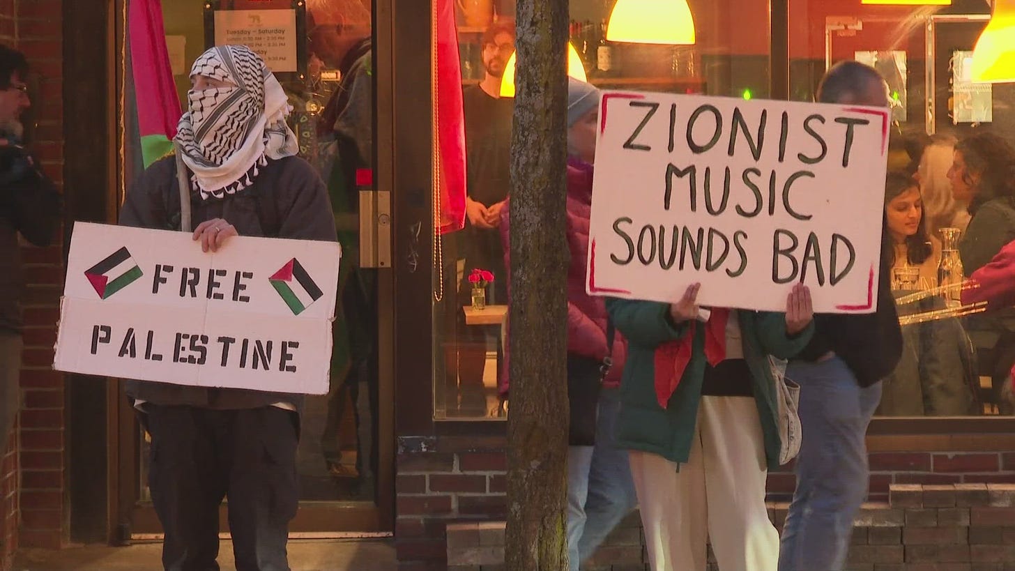 Matisyahu concert in Portland draws pro-Palestinian protesters