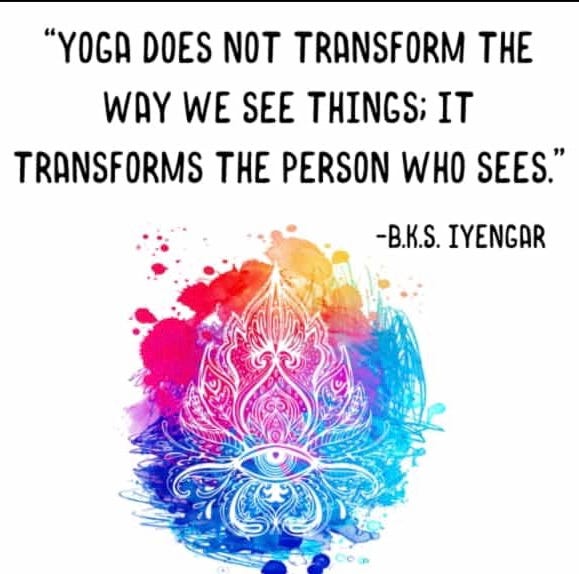 yoga, Iyengar, quote, inspiration, change, beautiful, beauty, transform, world peace