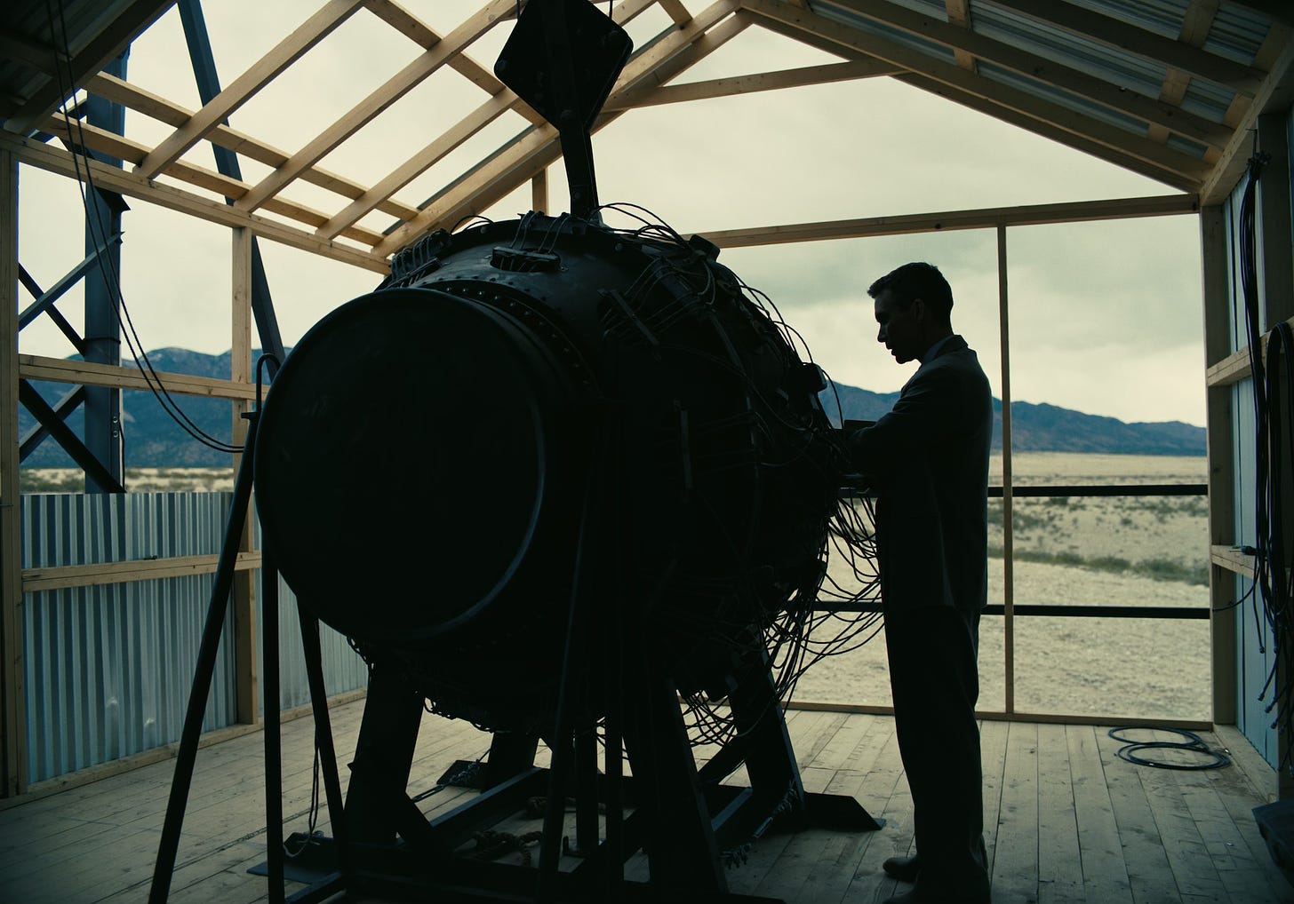 Cillian Murphy as J. Robert Oppenheimer in Oppenheimer