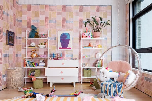 Her daughter’s room before cleanup.