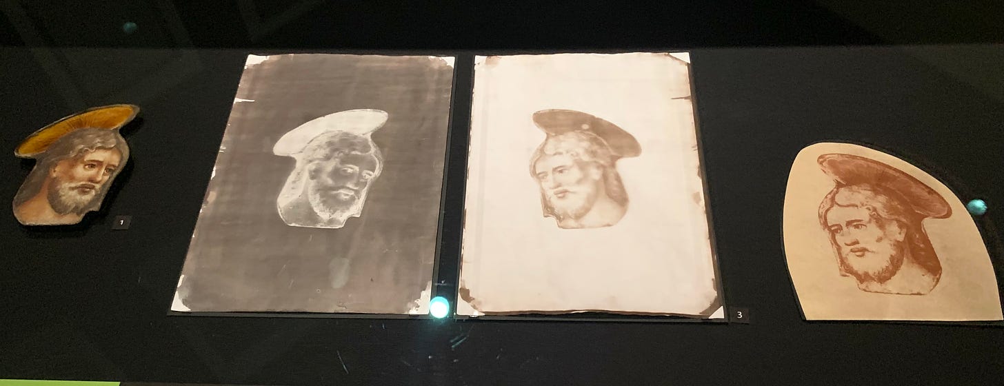 Images made by Talbot's contact printing process