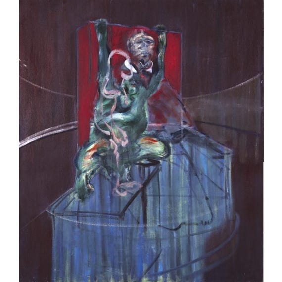 Pope and Chimpanzee, 1962 - Francis Bacon