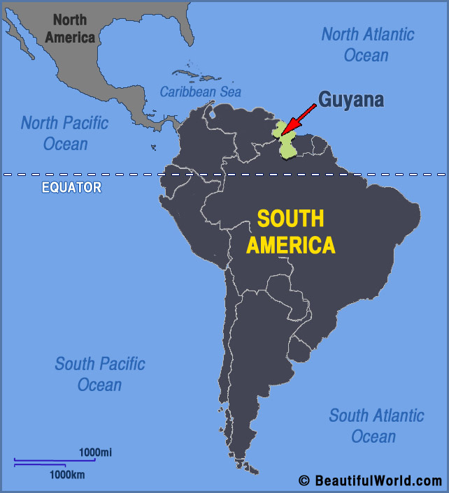 guyana-south-america-map