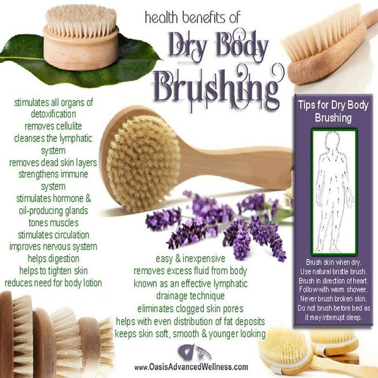 The benefits of dry brushing | Dry body brushing, Body brushing, Benefits of dry brushing