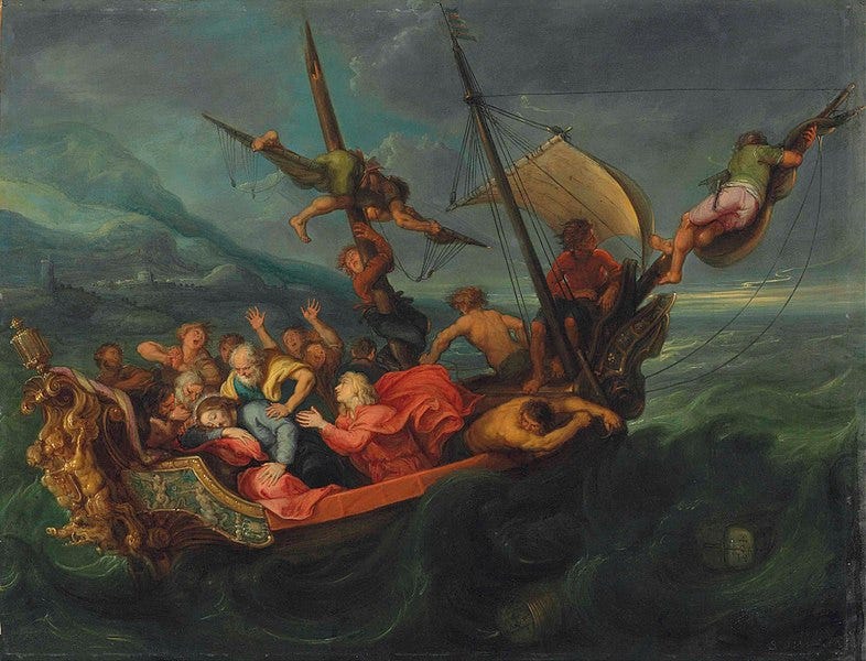 File:Simon de Vos - Christ on the sea of Galilee.jpg