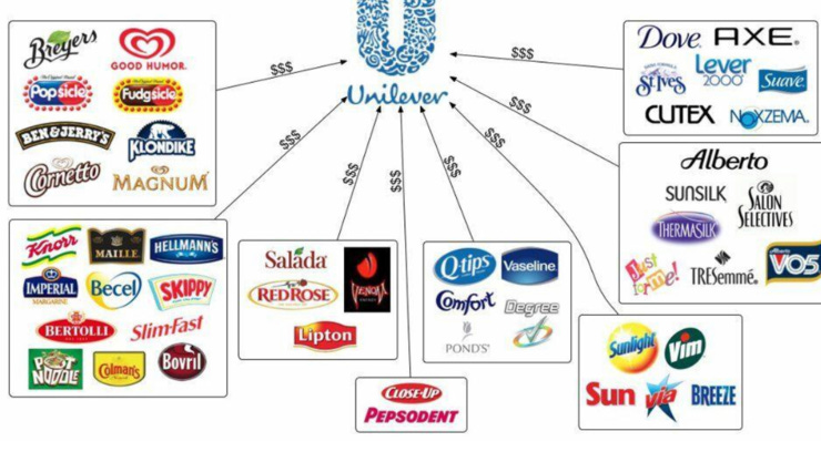Unilever - les marques