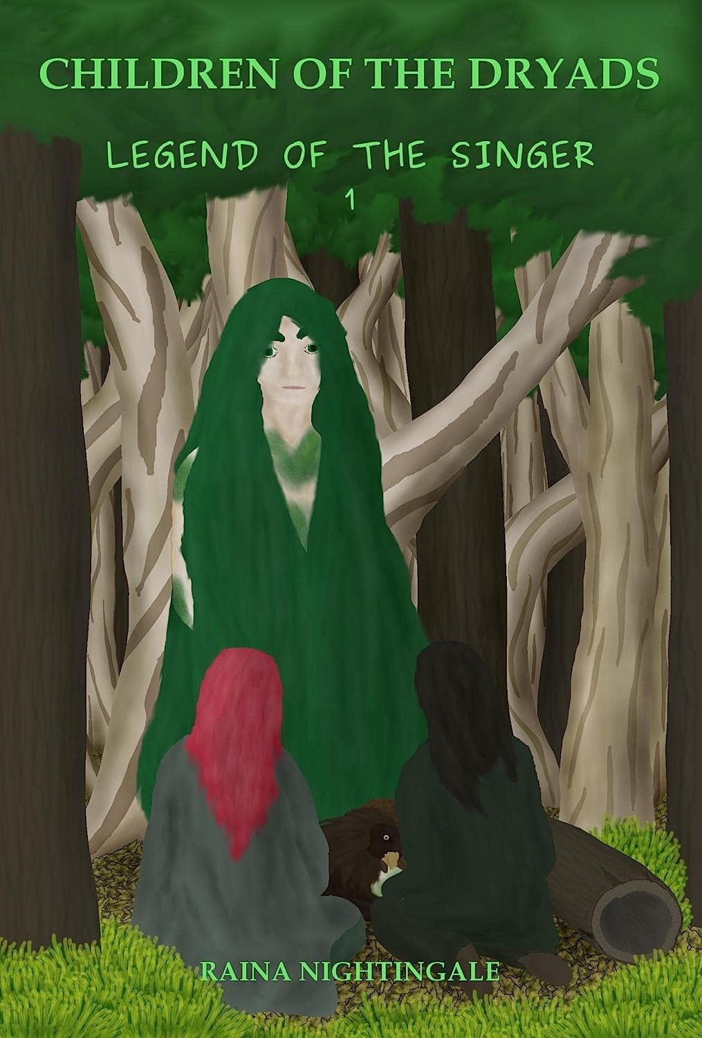 Children of the Dryads, showing elf-like figures in a forest.