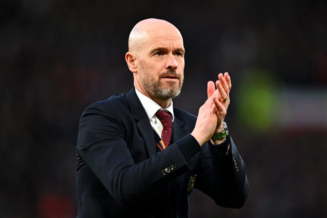 A general photo of Man United manager Erik ten Hag