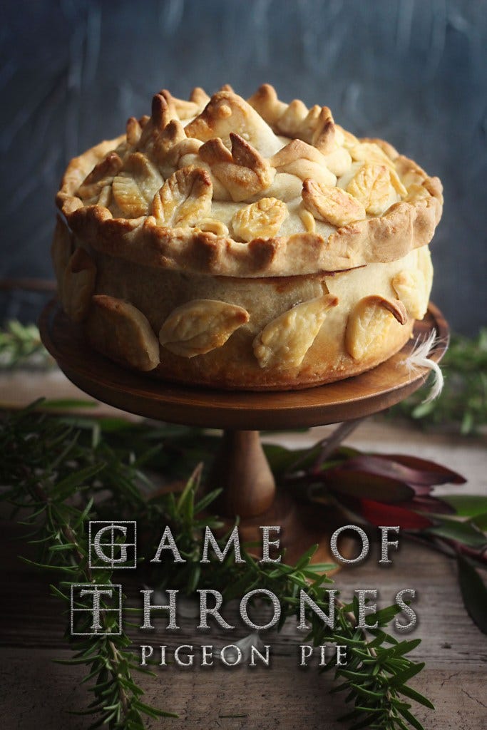 Game of Thrones Pigeon Pie Recipe