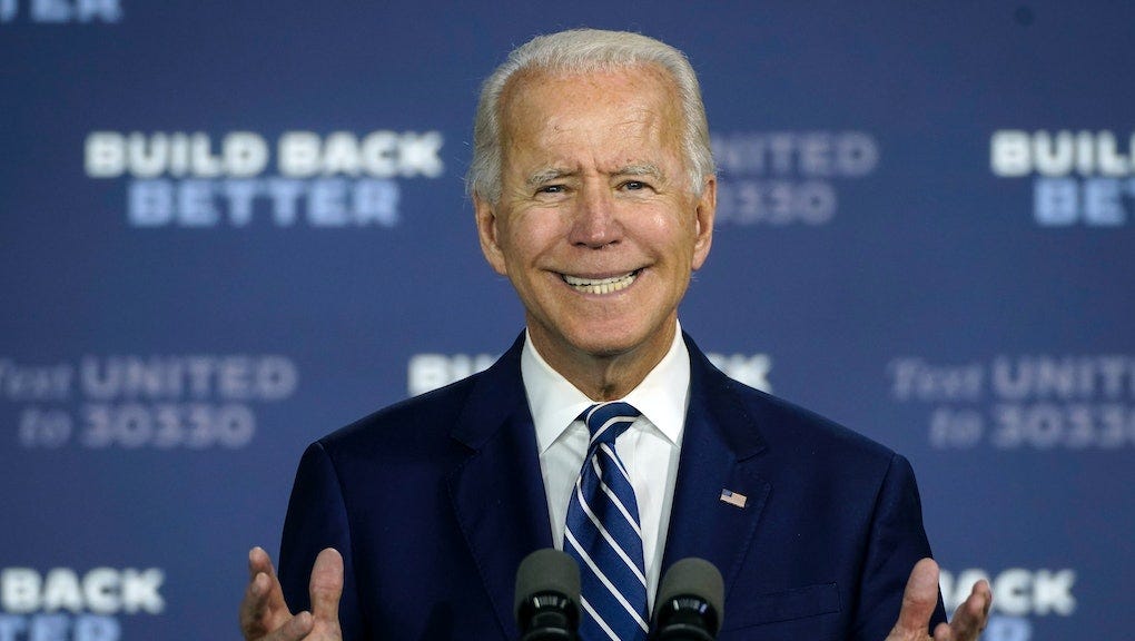 Joe Biden's crack that Trump is America's first racist president did not go over well
