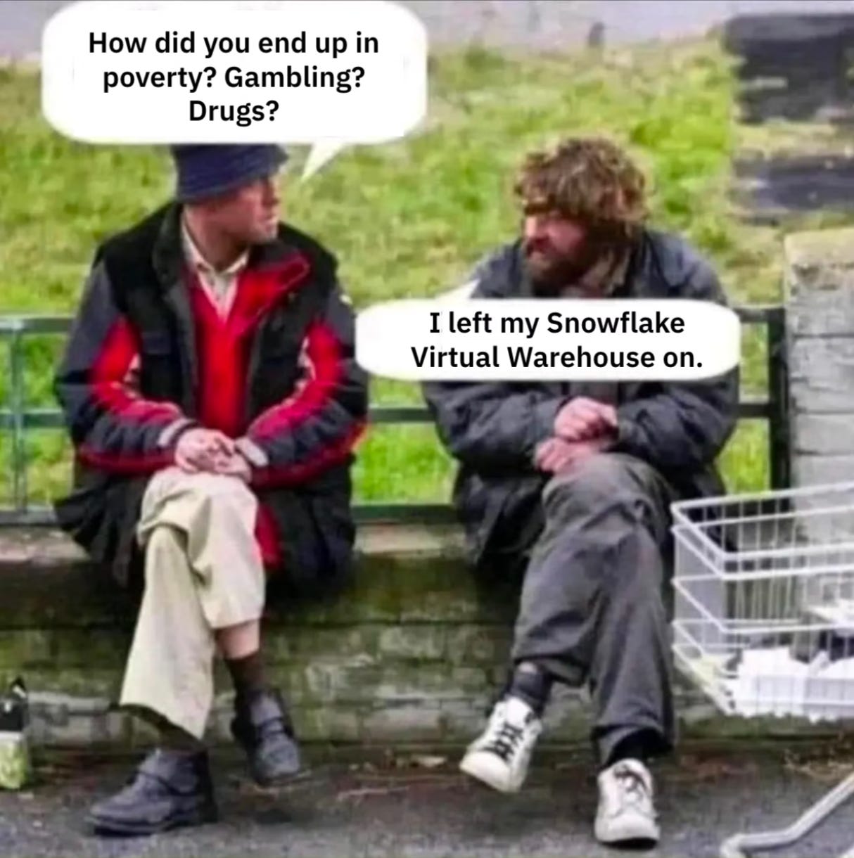 data engineering meme; snowflake costs