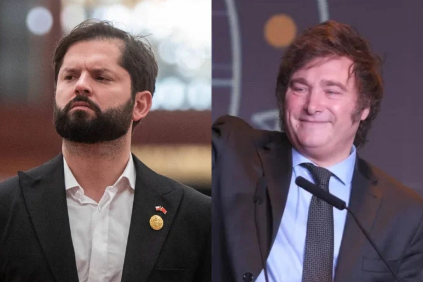 Boric, presidente socialista do Chile, e Milei, presidente de direita da Argentina, não reconhecem validade do resultado que declarou "vitória" de Maduro nas eleições na Venezuela.