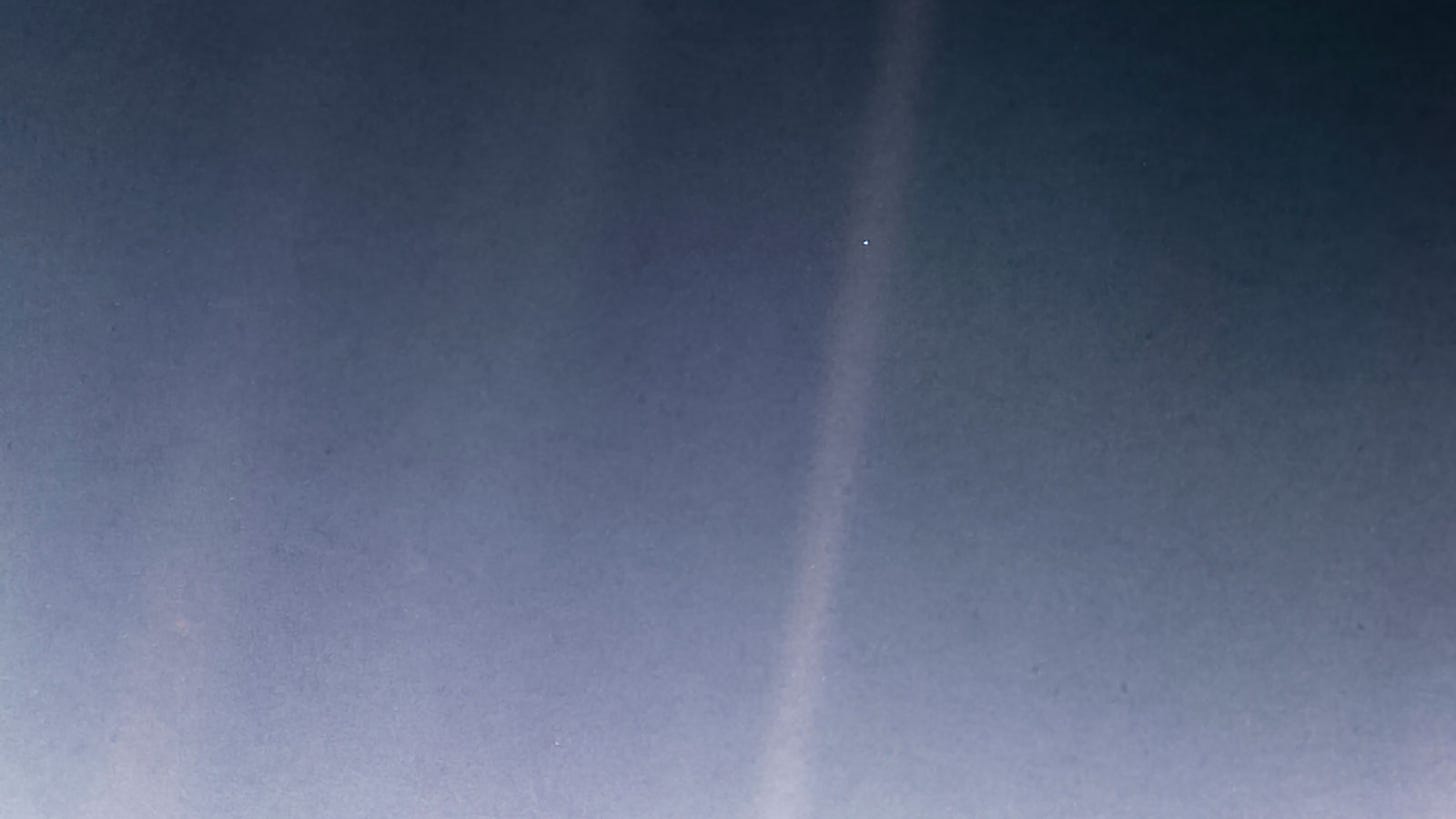 Voyager 1's Pale Blue Dot - NASA Science