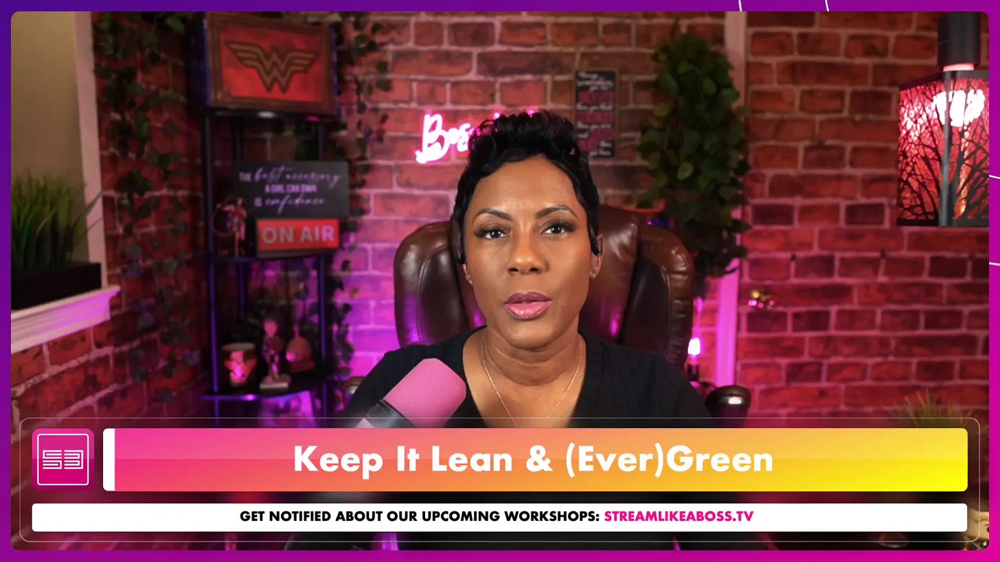 Creating evergreen content