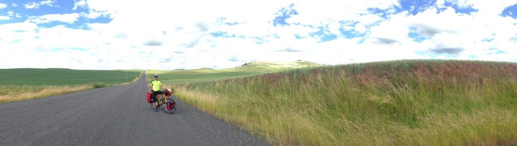 Cruising farmland in eastern Washington, somewhere near a little town called Farmington.